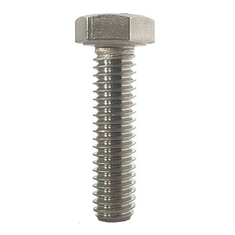 Fastenere 14 20 X 2 12 Hex Head Tap Bolts Fully Threaded Stainless