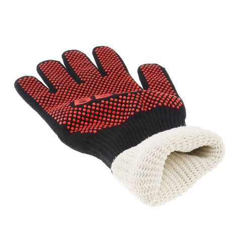 Gloves Heat Resistant Silicone Gloves Kitchen BBQ Oven ...