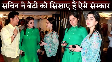 Sachin Tendulkars Beautiful Daughter Sara Tendulkar And Wife Anjali Tendulkar Spotted For