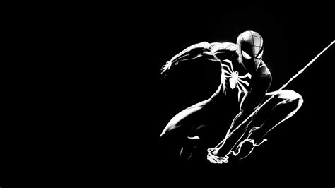 Black And White Spider Man Wallpapers Top Free Black And White Spider