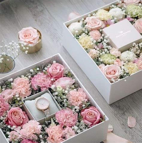 Flower Bouquet Box Ts Diy Cuteness Wedding Ts Packaging