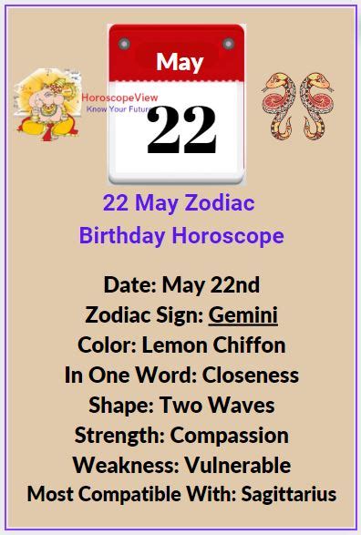 May 22 Zodiac Gemini Traits Personality And Compatibility