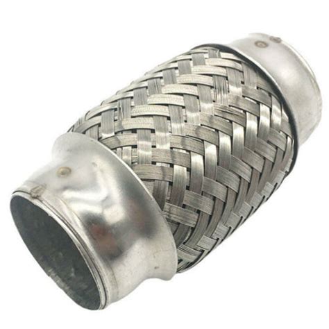 1x Universal 15x 4 Stainless Steel Double Braided Flexible Pipe