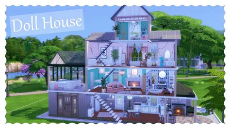 Doll House 🌸 Speed Build Sims 4 Stop Motion No Cc Youtube