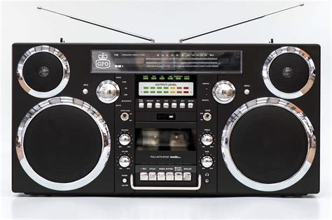 Buy GPO Brooklyn 1980S Style Portable Boombox CD Player Cassette