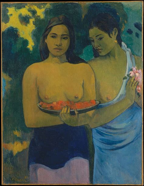 Paul Gauguin Two Tahitian Women The Metropolitan Museum Of Art