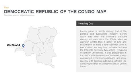 Democratic Republic Of The Congo Map Powerpoint And Keynote Template