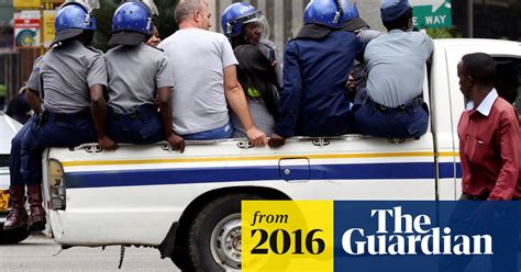 Zimbabwean Activists Held Before Launch Of Emergency Bond Notes Zimbabwe The Guardian