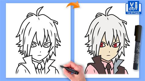 How To Draw Shu Kurenai From Beyblade Burst Draw Anime Characters Step By Step YouTube