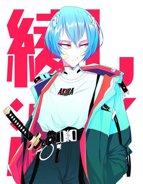 Red Eyes Short Hair Ayanami Rei Neon Genesis Evangeli