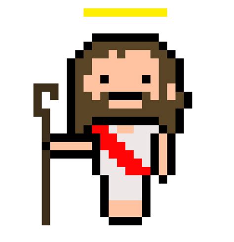 Jesus Caminando Pixel Art Maker