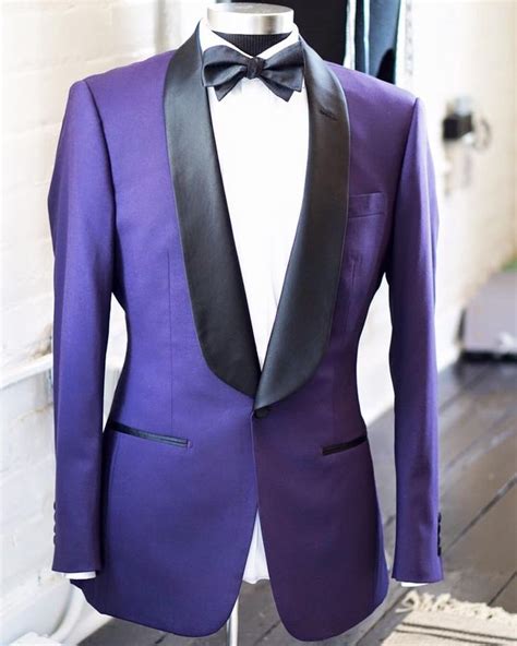 Custom Purple Tuxedo By Fellow Purple Tuxedo