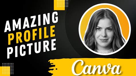 How To Make Amazing Profile Picture With Canva Youtube