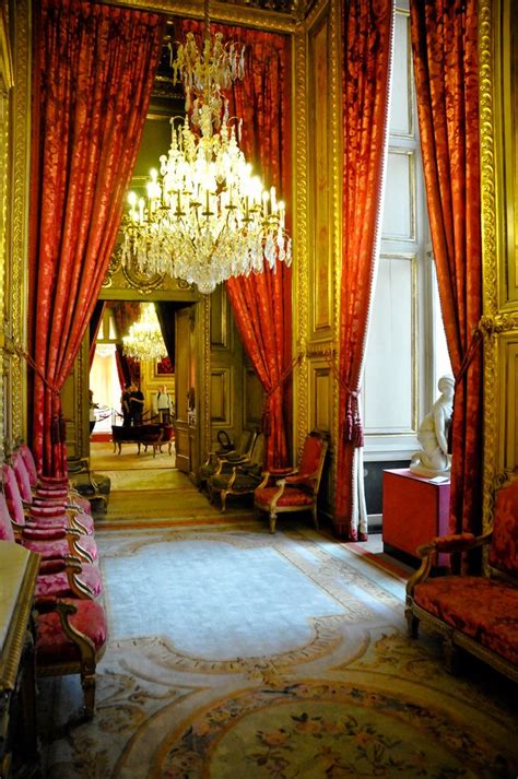 French Royal Palace Apartments At Louvre Museum Paris France Luxury