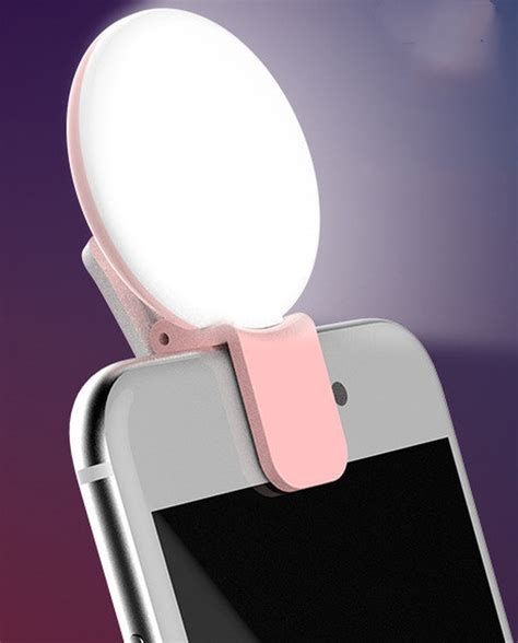 Universal Selfie Led Ring Flash Light Portable Lubu Mall
