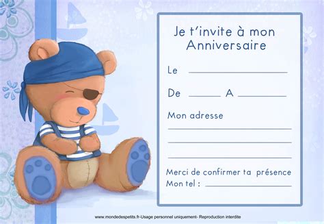 We have options for every wedding theme, each customizable to include unique colors. Carte d'Invitation Anniversaire Gratuite a Imprimer Enfant ...