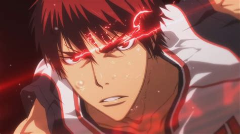 Anime Kurokos Basketball Sport Short Hair Red Eyes Red Hair Taiga