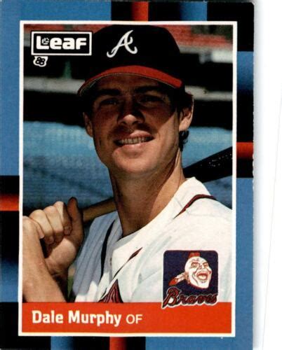 Dale Murphy 1988 Leaf Donruss 83 Atlanta Braves Ebay