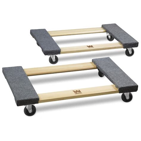 Wen 721830 1320 Pound Capacity 18 By 30 Inch Hardwood Movers Dolly 2