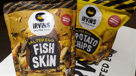 Irvins salted egg's salted egg potato chips and salted egg fish skin are a big hit among singaporeans as well as hong kong. Irvins Salted Egg chips are in Manila!