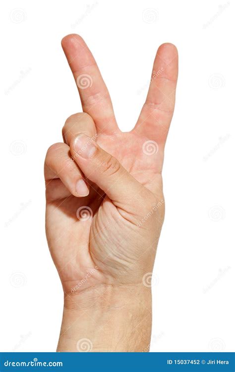 Victory Sign Stock Photography Image 15037452