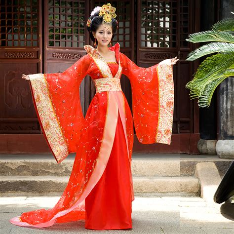 Chinese Folk Dance Dress Ancient Costume Tang Costume Han Costume