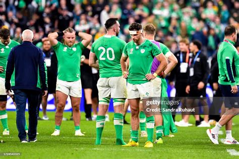 Hugo Keenan Of Ireland After The Rugby World Cup 2023 Quarter Final