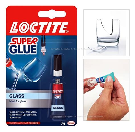 Loctite Glass Bond Adhesive Super Glue Super Clear Water Resistant Ebay