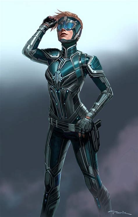 Captain Marvel The Kree Captain Marvel Concept Art By Andy Park