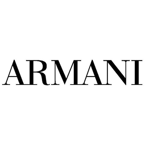 Armani Logo Formed In 1975 And Named For The Designer Giorgio Armani