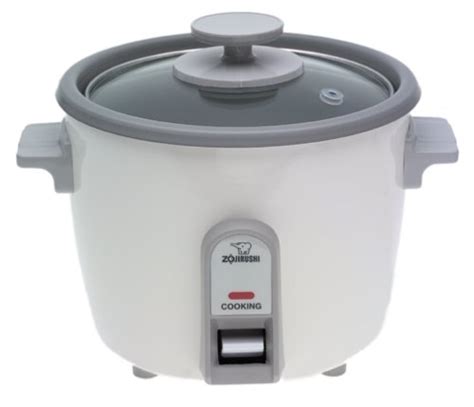 Zojirushi NHS 06 3 Cup Uncooked Rice Cooker White WB Pressure