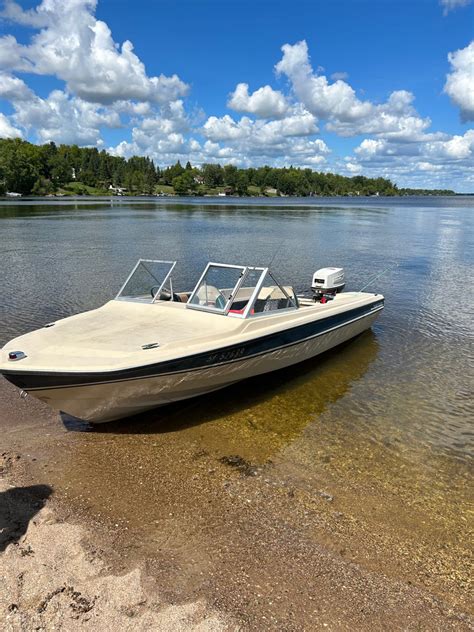 16 Foot Vanguard With 50hp Motor And Newer Trailer Powerboats