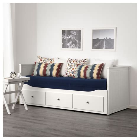 Hemnes White Day Bed With Drawers X Cm Ikea Hemnes Day Bed