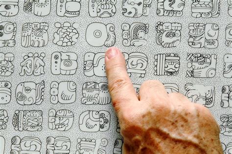 Mayan Glyphs Stock Image E9000514 Science Photo Library