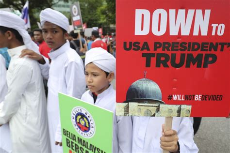 List of asian countries with asian languages, nationalities & flags. Indonesian and Malaysian Muslims rally against Trump's ...