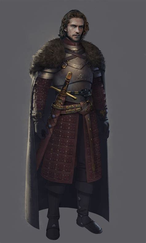 Noble Male Warrior Character Design Male Character Portraits