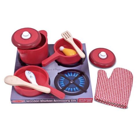 Melissa And Doug Deluxe Wooden Kitchen Accessory Creative Kids Play