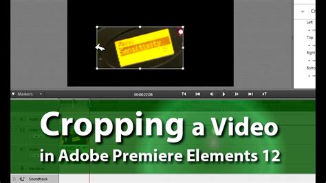 Adobe premiere elements 12 deals. How to Crop a Video in Adobe Premiere Elements 12 ...