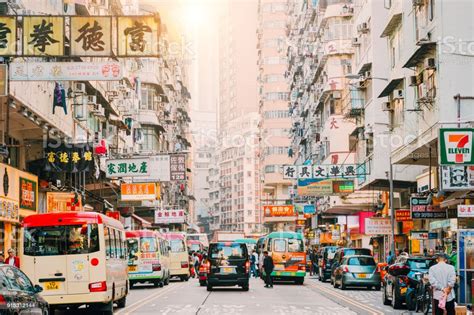 홍콩 거리 장면 몽 콕 지역 교통 홍콩에 대한 스톡 사진 및 기타 이미지 홍콩 중국 거리 Istock