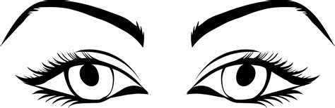 Free Eyes Black And White Clip Art Download Free Eyes Black And White