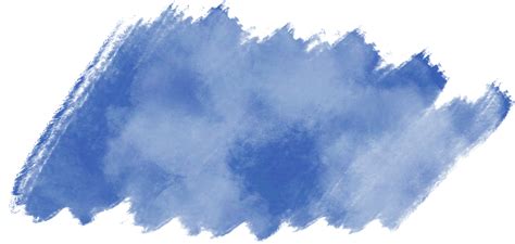 Navy Blue Watercolor Splash And Brush Stroke Clipart Collection For