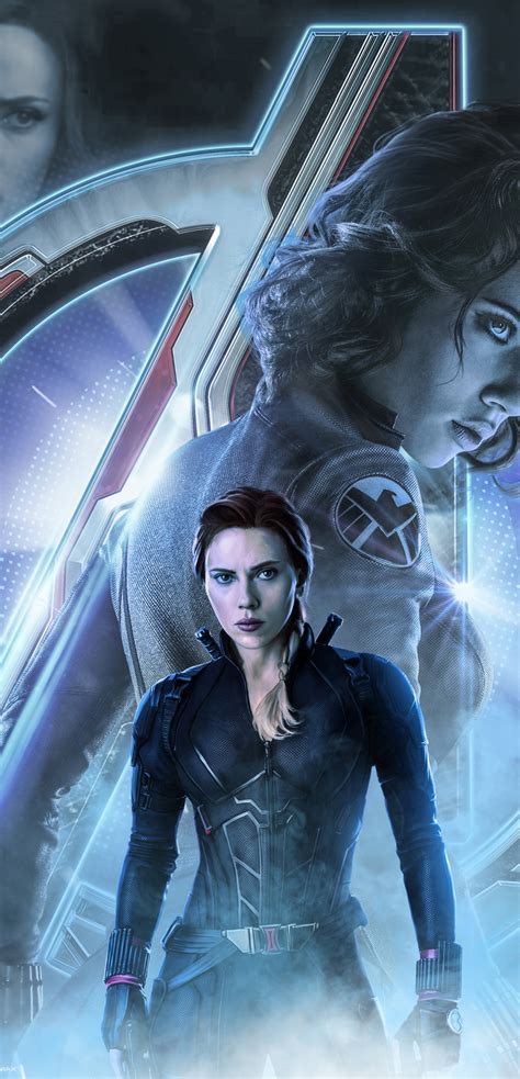 1080x2240 Avengers Endgame Black Widow Poster Art 1080x2240 Resolution