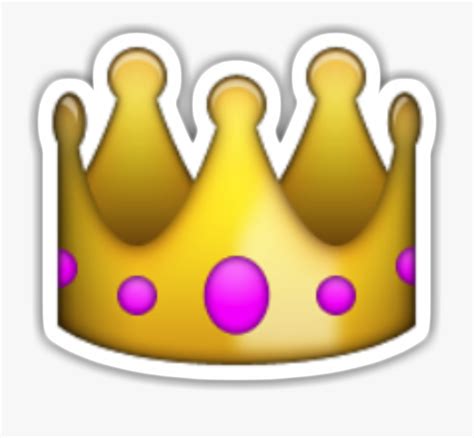 Emoji Iphone Crown Png Free Transparent Clipart Clipartkey