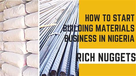 How To Start Building Materials Business In Nigeria Rich Nuggets