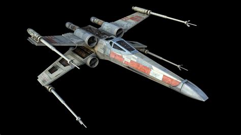 Star Wars X Wing Spaceship Futuristic Space Sci Fi Xwing