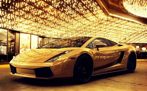 Gold Cars Wallpapers Wallpaper Cave
