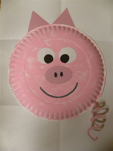 Pig Paper Plate Craft Craft Kls