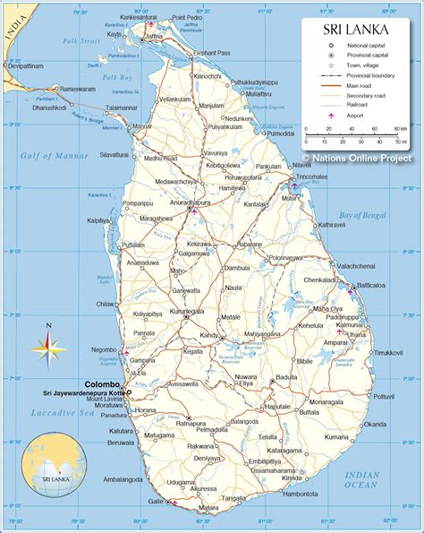 Sri Lanka World Of Map