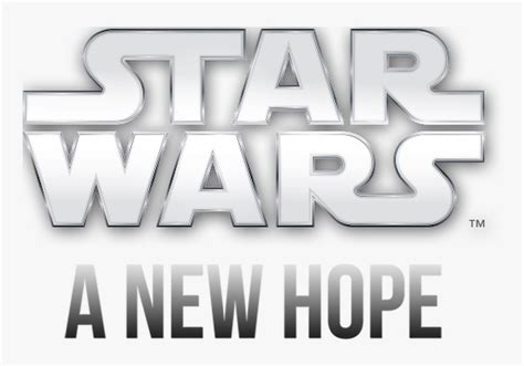 Star Wars A New Hope Logo Hd Png Download Transparent Png Image