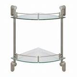 Images of Brushed Nickel And Glass Shelf